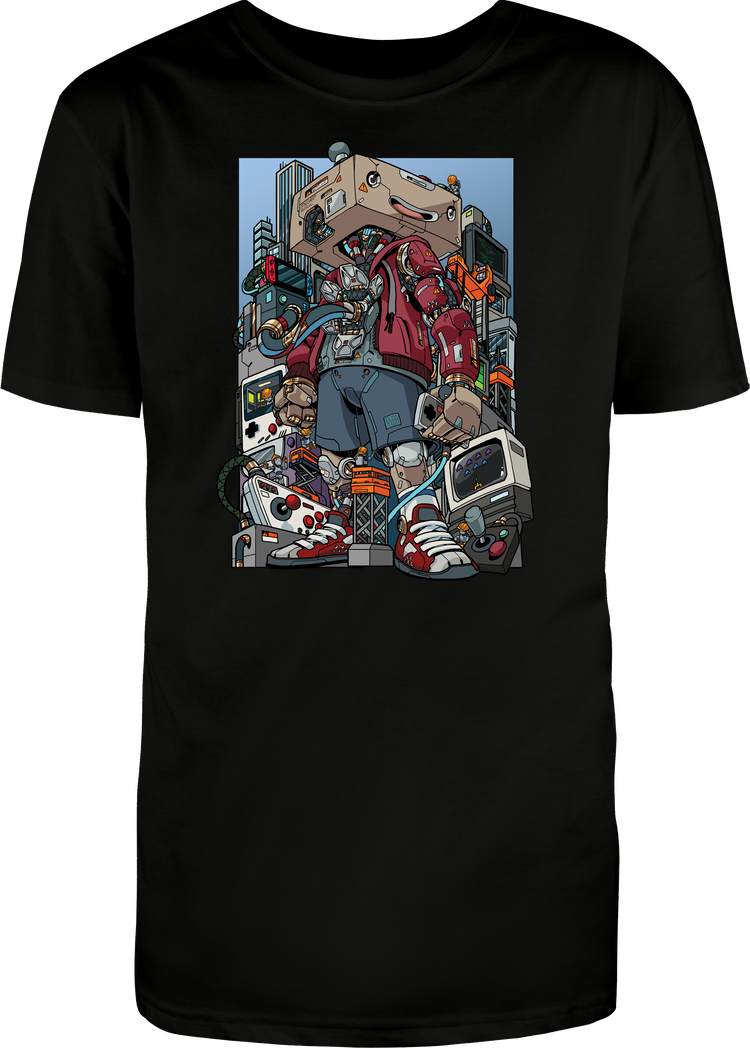 The MIX 10 Year Anniversary B-Boy Buttons Giant Robo Shirt