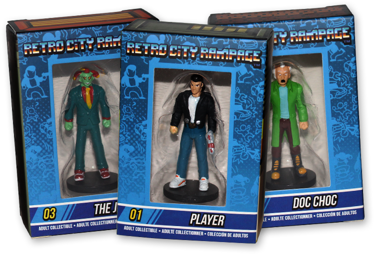 Retro City Rampage Mini Figures (3 Pack)