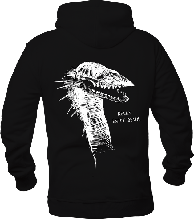 Beak Thing: “Relax. Enjoy Death” Pullover