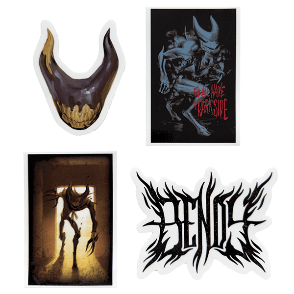 Bendy and The Dark Revival Ink Demon Sticker Pack - Bendy