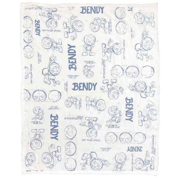 Bendy Concept Throw Blanket - Bendy