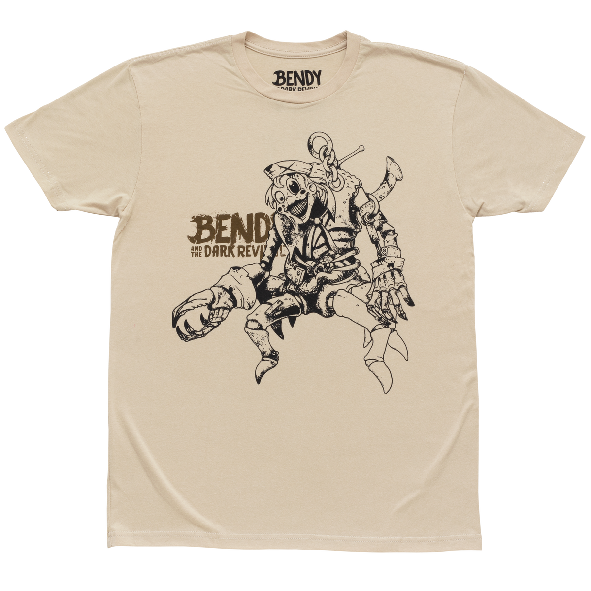 Bendy Wilson's Beast T-Shirt - Tan - Bendy