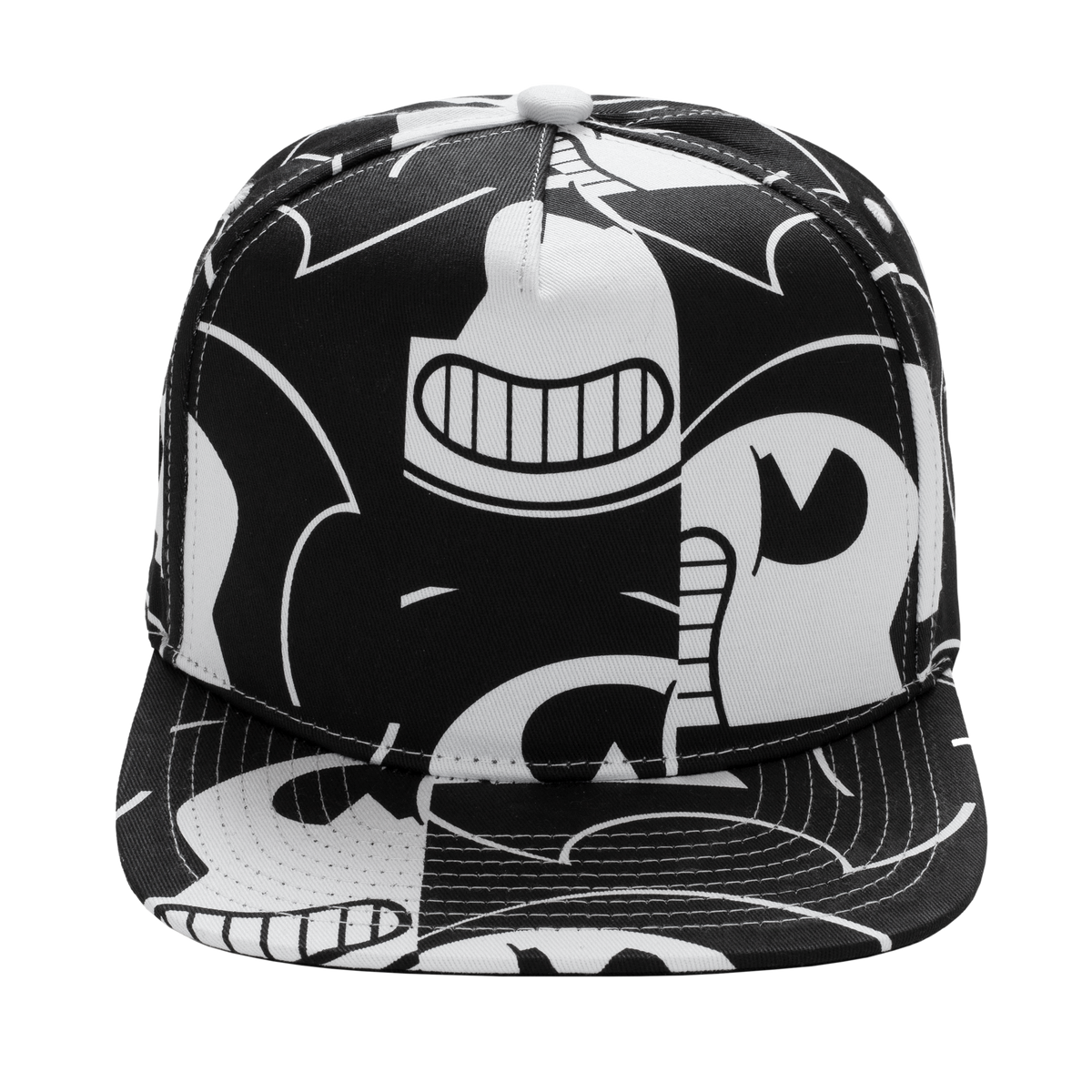 Bendy Block Head Snapback - Bendy