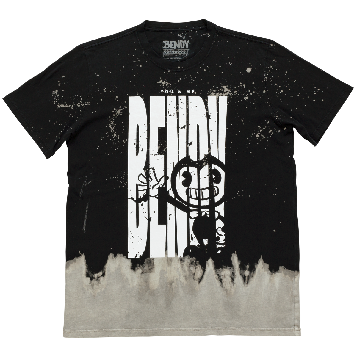 Bendy You and Me Wave Drip Dye T-Shirt - Bendy