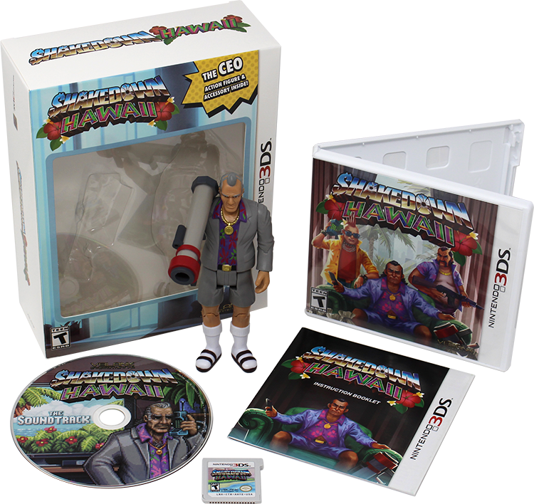 SHAKEDOWN HAWAII 北米版 ニンテンドー3DS Shakedown: Hawaii • Nintendo 3DS™ (Collector's Edition)