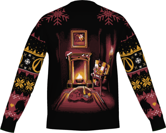 Borderlands "Skaggy Hearthside Holiday" Sweater