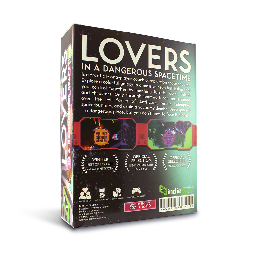Lovers in a Dangerous Spacetime - IndieBox