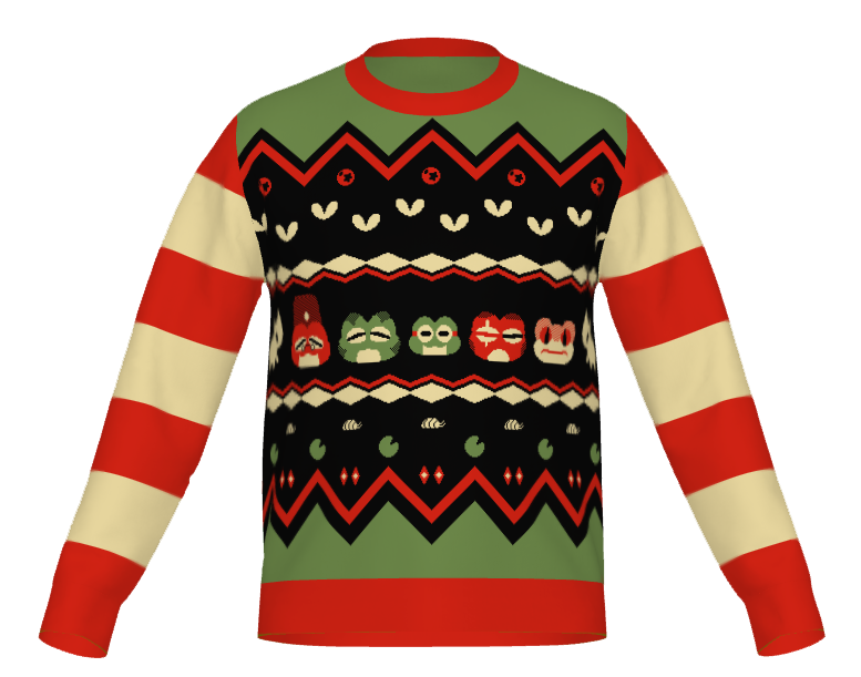Frogsong Knitted Holiday Sweater