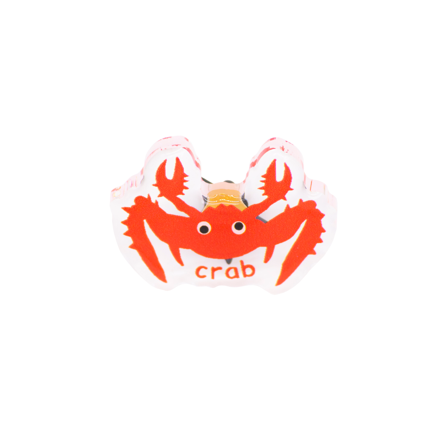 Crab Acrylic Pin-2