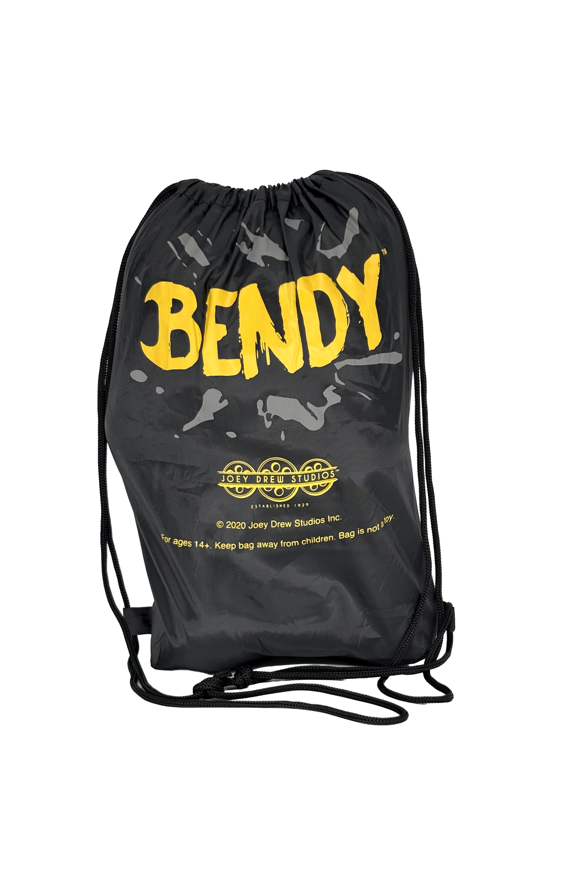 Bendy Jumbo Plush in Drawstring Bag (9") - Bendy