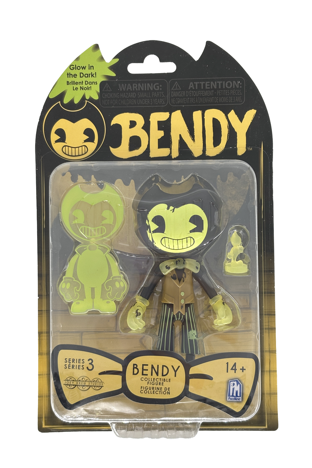 Cartoon Bendy Glow In The Dark Figure (6") - Bendy