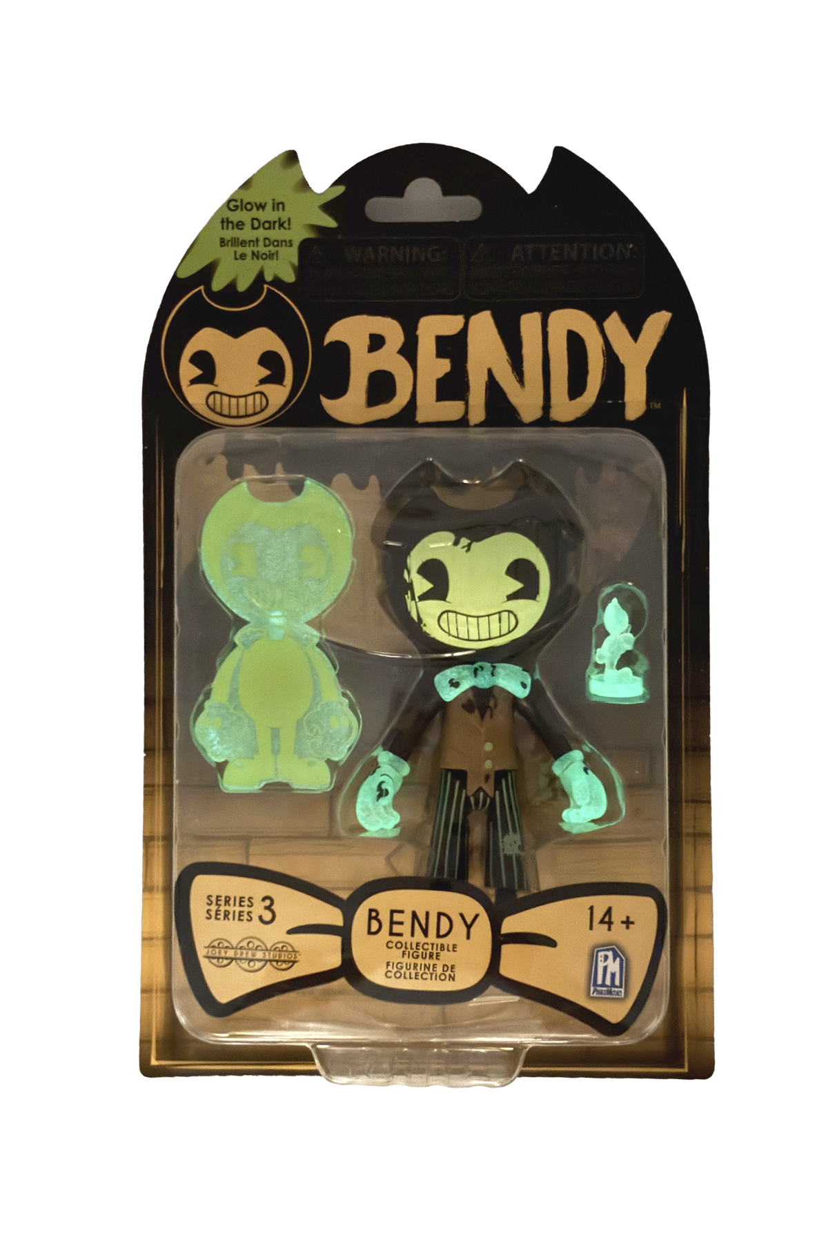 Cartoon Bendy Glow In The Dark Figure (6") - Bendy