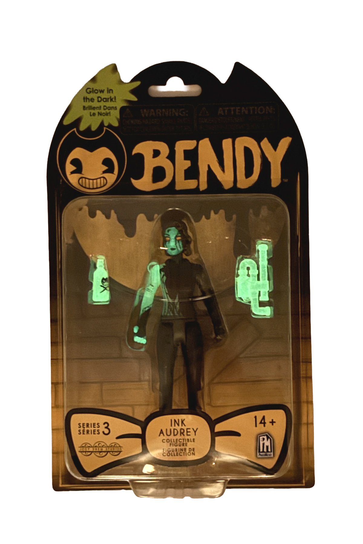 Ink Audrey Glow In The Dark Action Figure (6") - Bendy