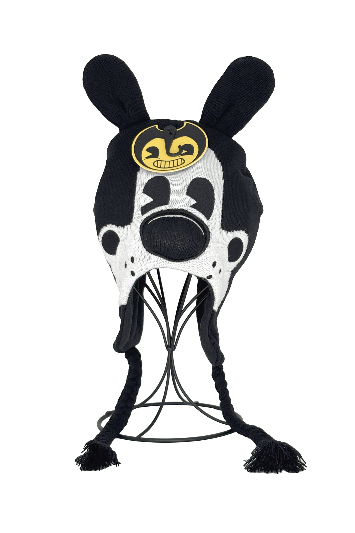 Boris the Wolf Peruvian Beanie - Bendy