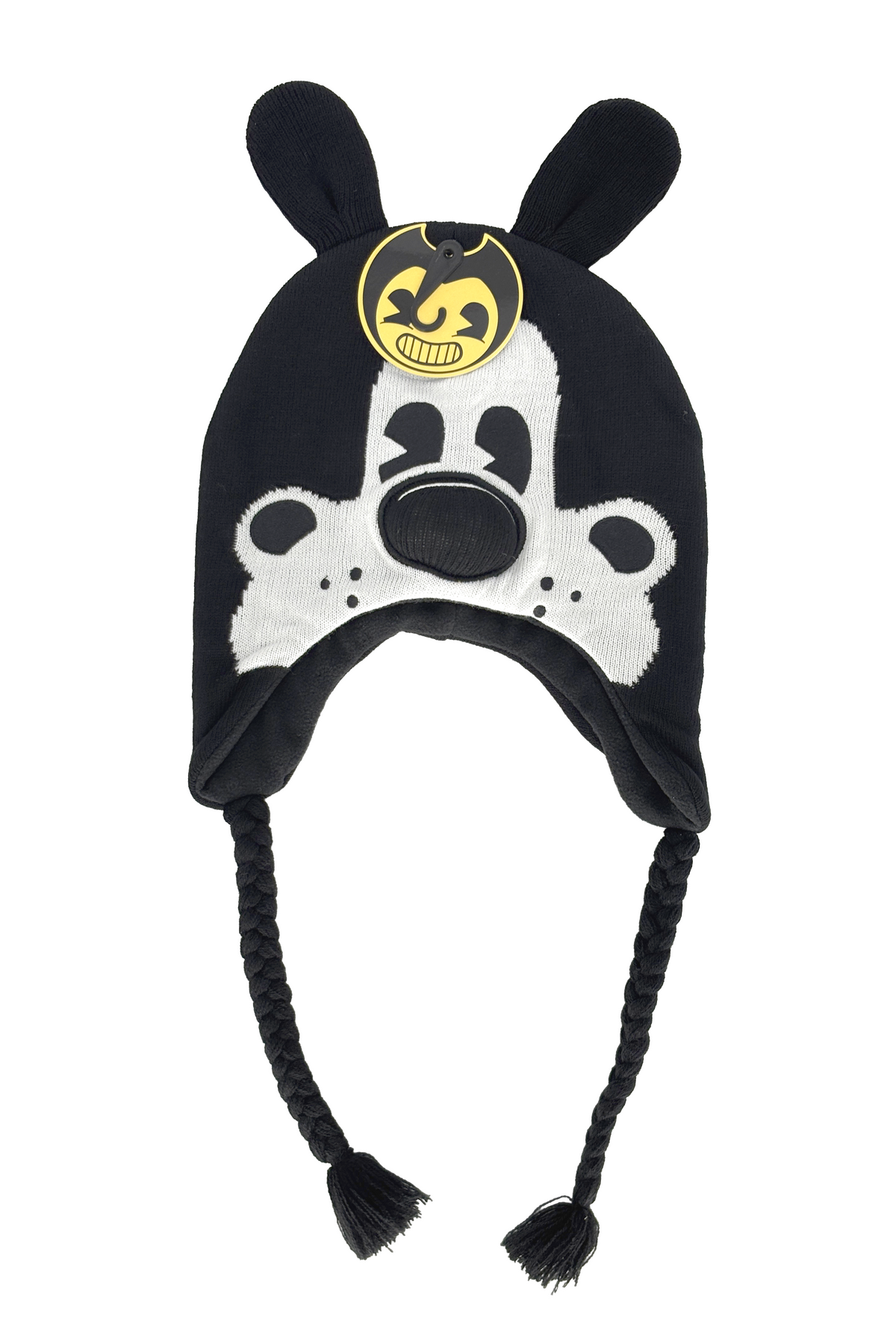 Boris the Wolf Peruvian Beanie - Bendy