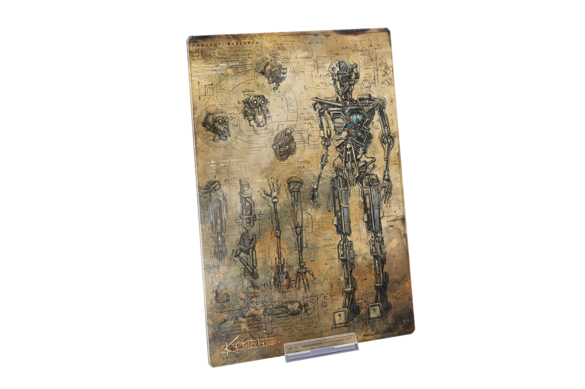 Skeleton Metal Print-6