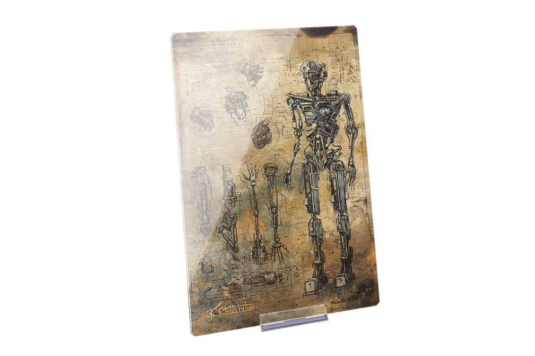 Skeleton Metal Print-6