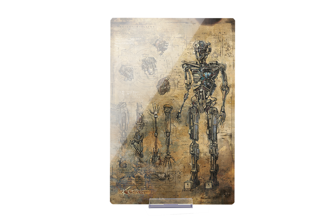 Skeleton Metal Print-1