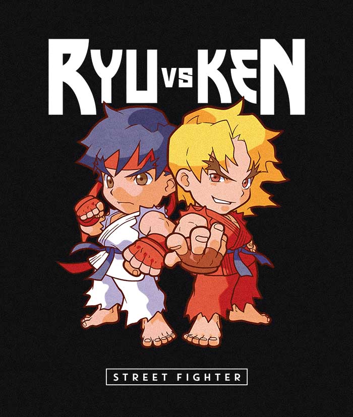 Ryu Vs Ken T-Shirt