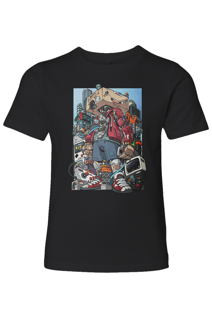 The MIX 10 Year Anniversary B-Boy Buttons Giant Robo Shirt-5