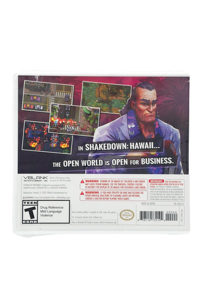 Shakedown: Hawaii • Nintendo 3DS™ (Collector's Edition)
