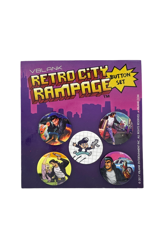 Retro City Rampage Button Set Combo-2