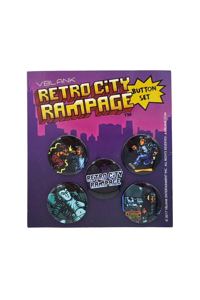 Retro City Rampage Button Set Combo-3