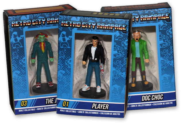 Retro City Rampage Mini Figures (3 Pack)