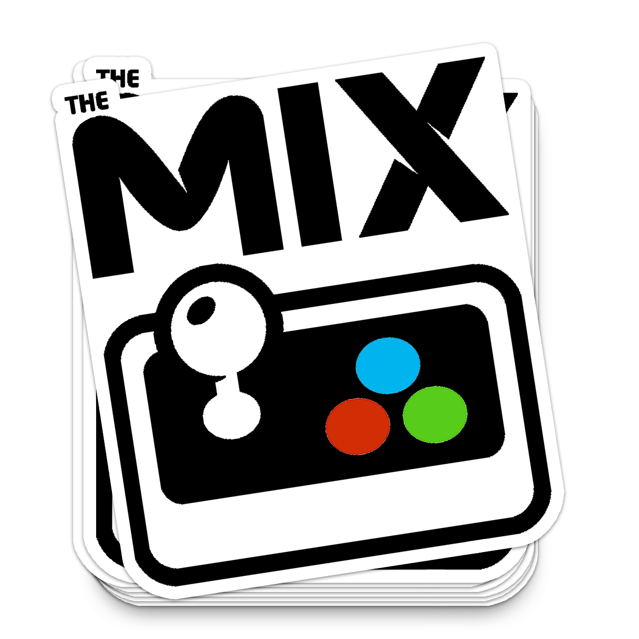 The MIX Square Logo Sticker-1